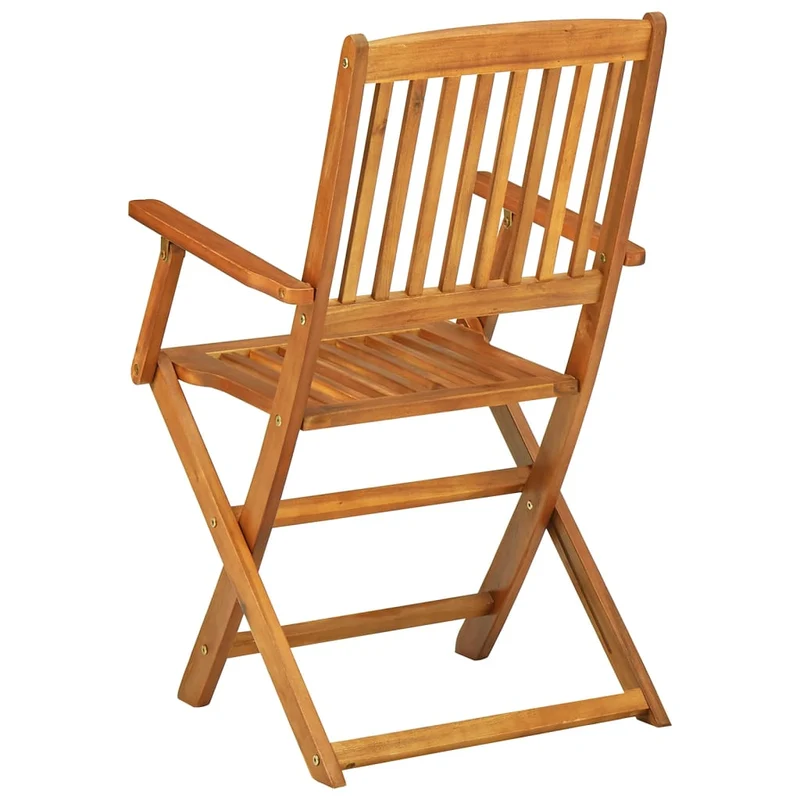 Mobilier à dîner de jardin 9 pièces bois d'acacia massif 02_0014824