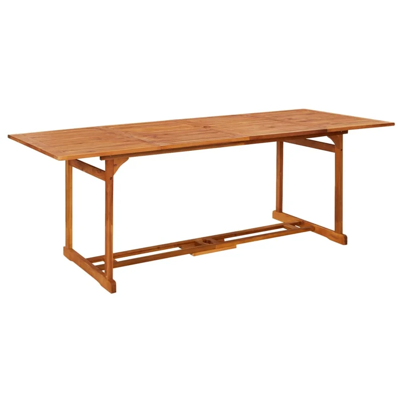 Mobilier à dîner de jardin 9 pièces bois d'acacia massif 02_0014824