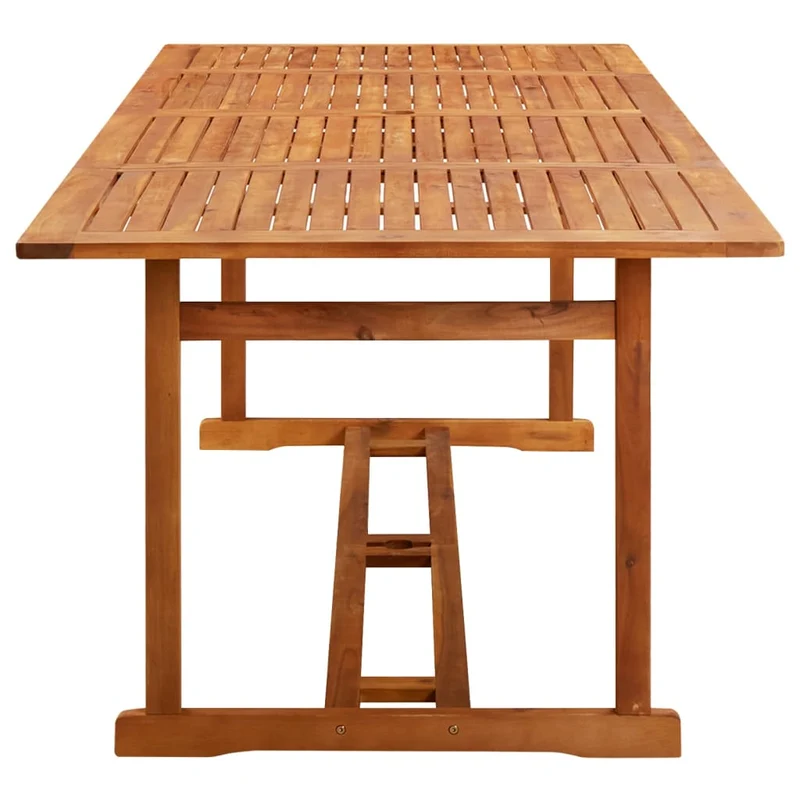 Mobilier à dîner de jardin 9 pièces bois d'acacia massif 02_0014824