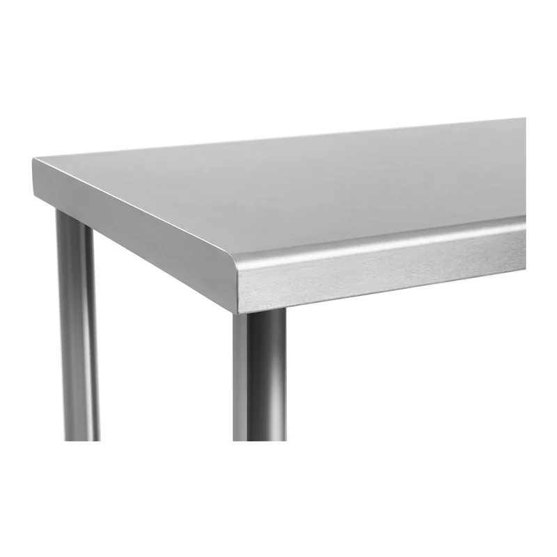 Table de travail cuisine professionnelle acier inoxydable 200 x 60 cm 14_0003689