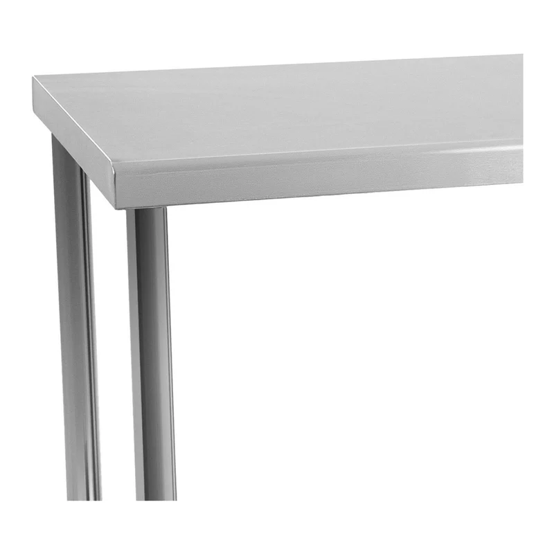 Table de travail cuisine professionnelle acier inoxydable 200 x 60 cm 14_0003689