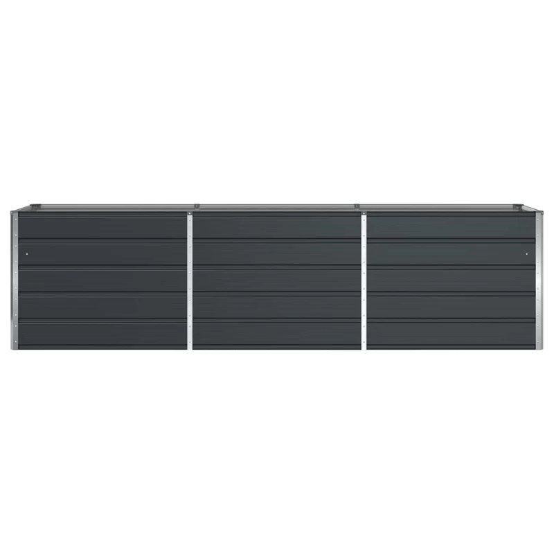 Jardinière en acier galvanisé extérieur moderne 480 x 50 x 45 cm design industriel ambiance urbaine en acier anthracite 02_0059238
