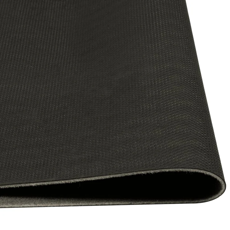 Tapis de cuisine lavable doux et moelleux décoratif imprimé 45 x 150 cm en velours noir 02_0056423
