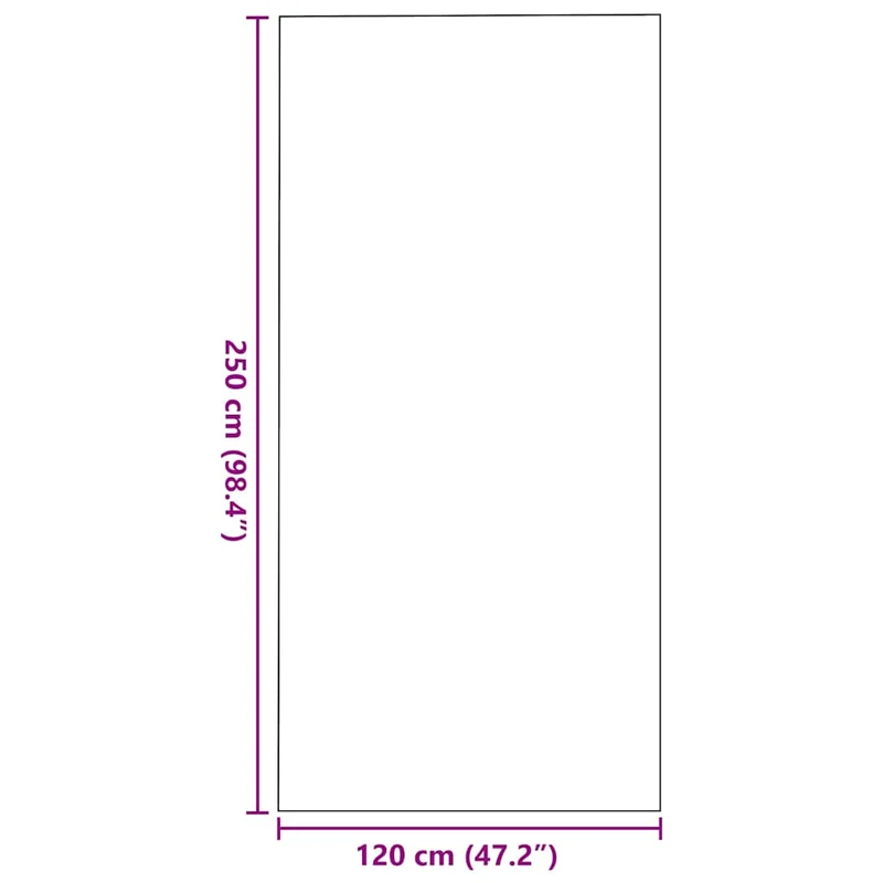 Tapis d'entrée rectangulaire moderne polyvalent 120 x 250 cm en polyamide beige 02_0057987