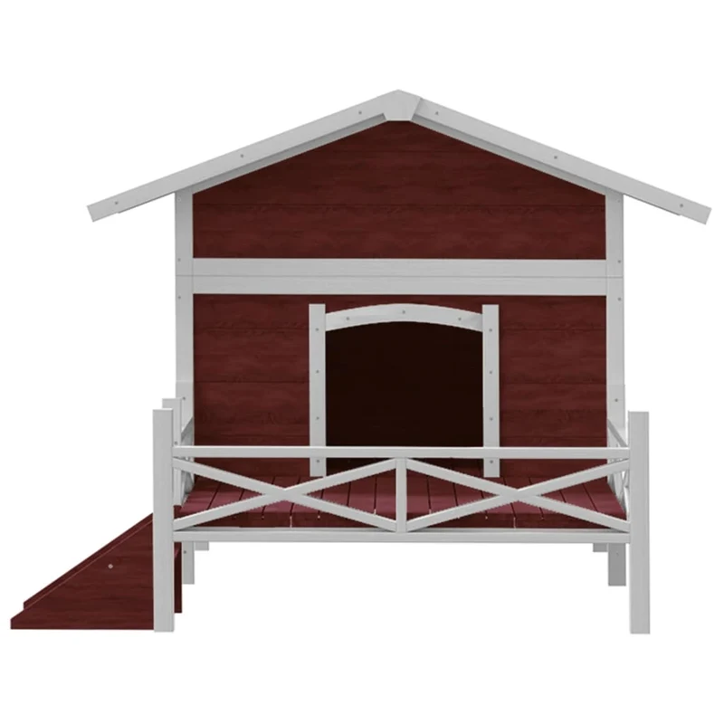 Chenil moka 159 x 120 x 88,5 cm bois de pin solide marron 02_0041914