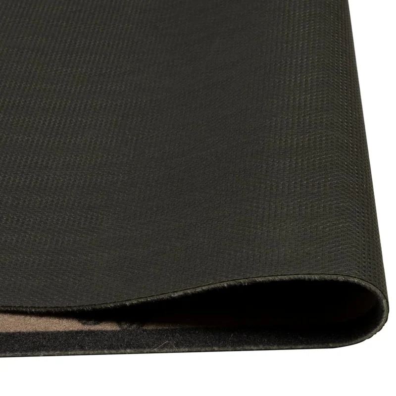 Tapis de cuisine lavable imprimé élégant 300 x 60 cm antidérapant confort design en velours brun 02_0056428