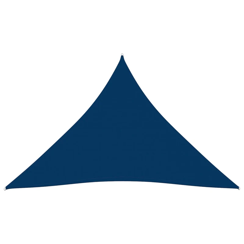 Voile toile d'ombrage parasol tissu oxford triangulaire 4 x 5 x 5 m bleu 02_0009889