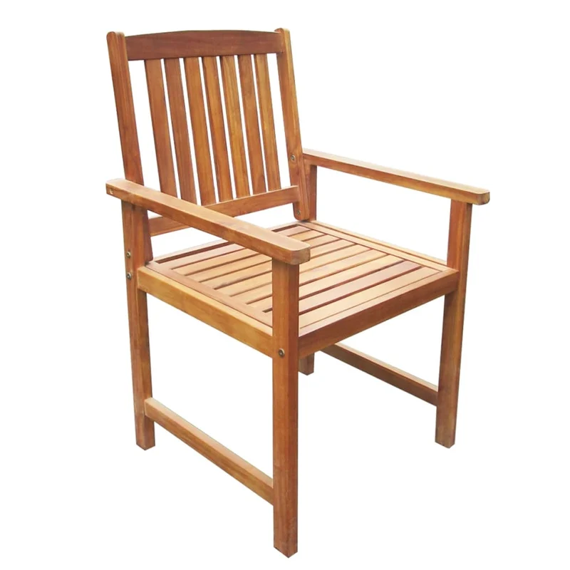 Mobilier à dîner d'extérieur 5 pièces bois d'acacia solide 02_0014653
