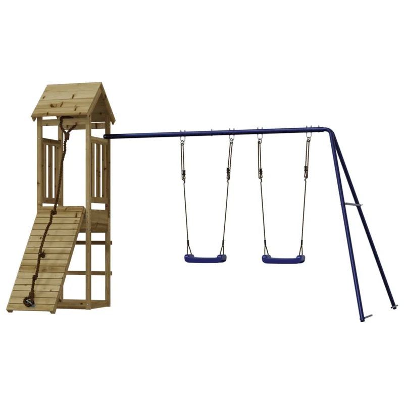 Aire de jeux d'extérieur 308 x 196 x 207 cm bois de pin imprégné 02_0004628