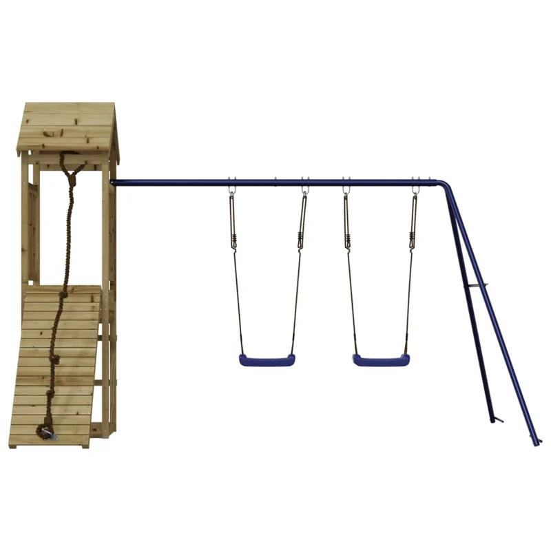 Aire de jeux d'extérieur 308 x 196 x 207 cm bois de pin imprégné 02_0004628