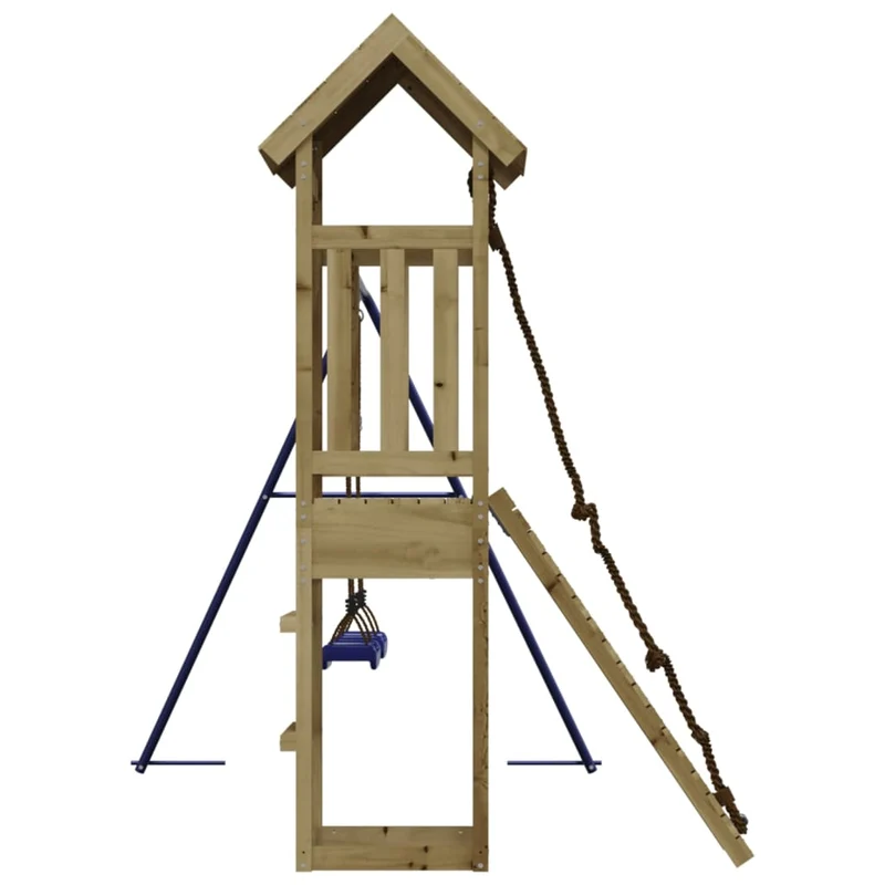 Aire de jeux d'extérieur 308 x 196 x 207 cm bois de pin imprégné 02_0004628