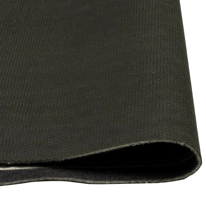 Tapis de cuisine lavable style moderne antidérapant 150 x 45 cm en velours gris 02_0056435