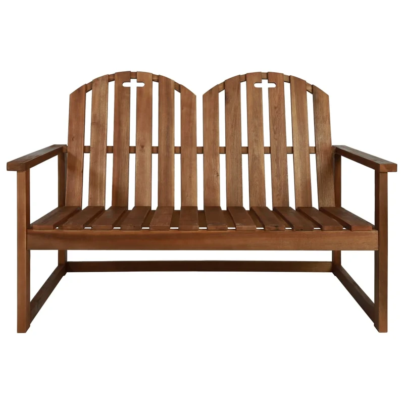 Banc de jardin meuble de patio d'extérieur terrasse 110 x 63 x 79 cm bois d'acacia solide 02_0011167