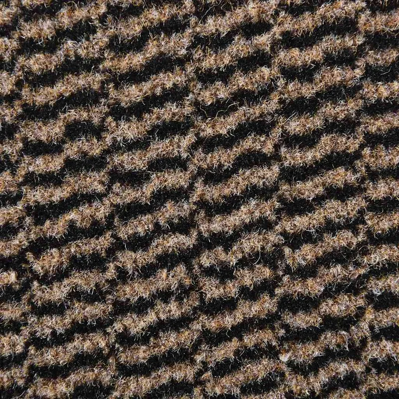 Paillasson durable antidérapant intérieur extérieur 60 x 150 cm en polypropylène marron 02_0058128