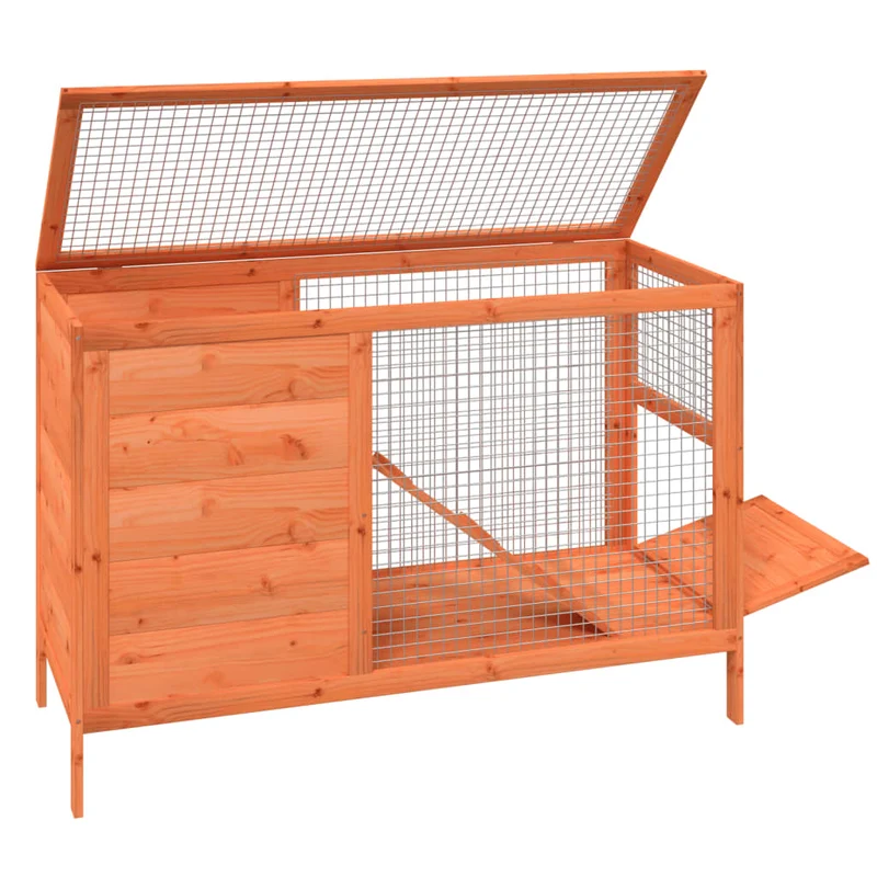 Clapier 103 x 44 x 69,5 cm bois de pin massif marron 02_0041935