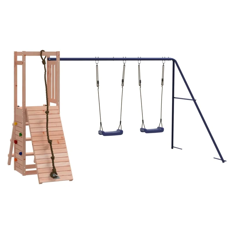Aire de jeux d'extérieur 308 x 184 x 169 cm bois massif de douglas 02_0004794