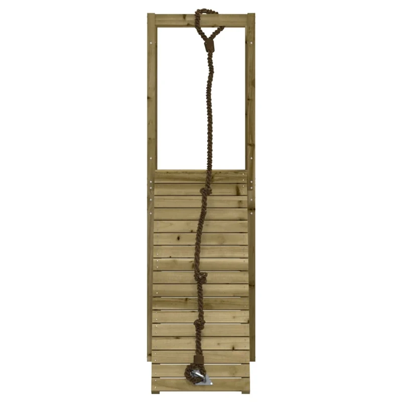 Maisonnette de jeu avec mur d'escalade bois de pin imprégné 02_0004914