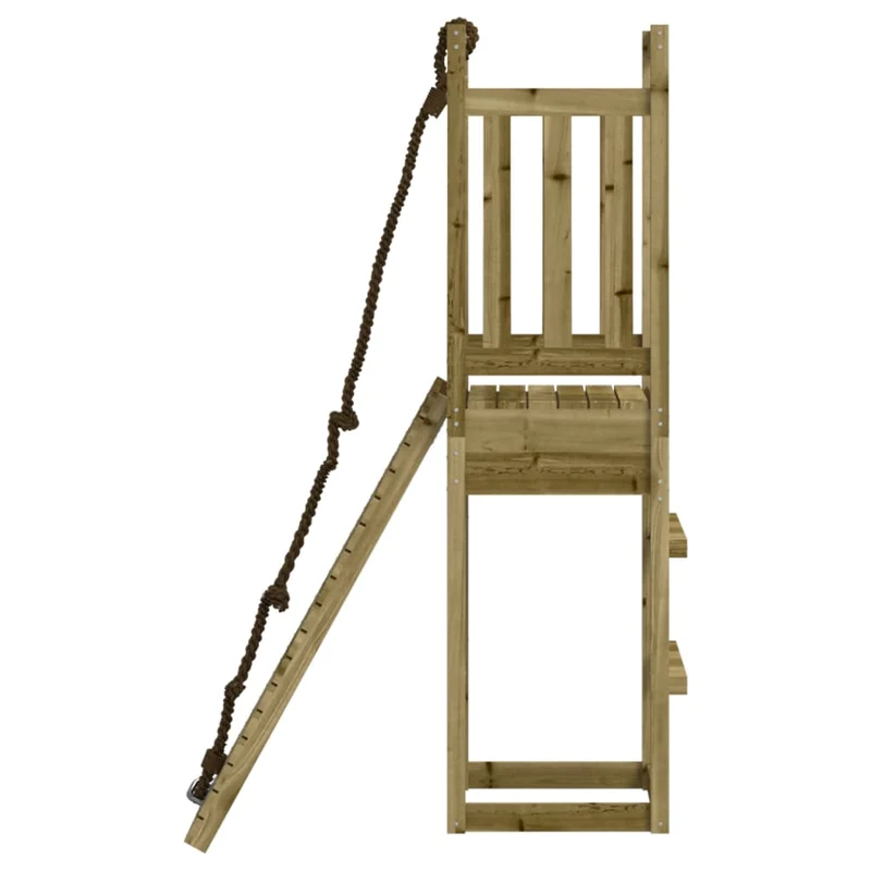 Maisonnette de jeu avec mur d'escalade bois de pin imprégné 02_0004914