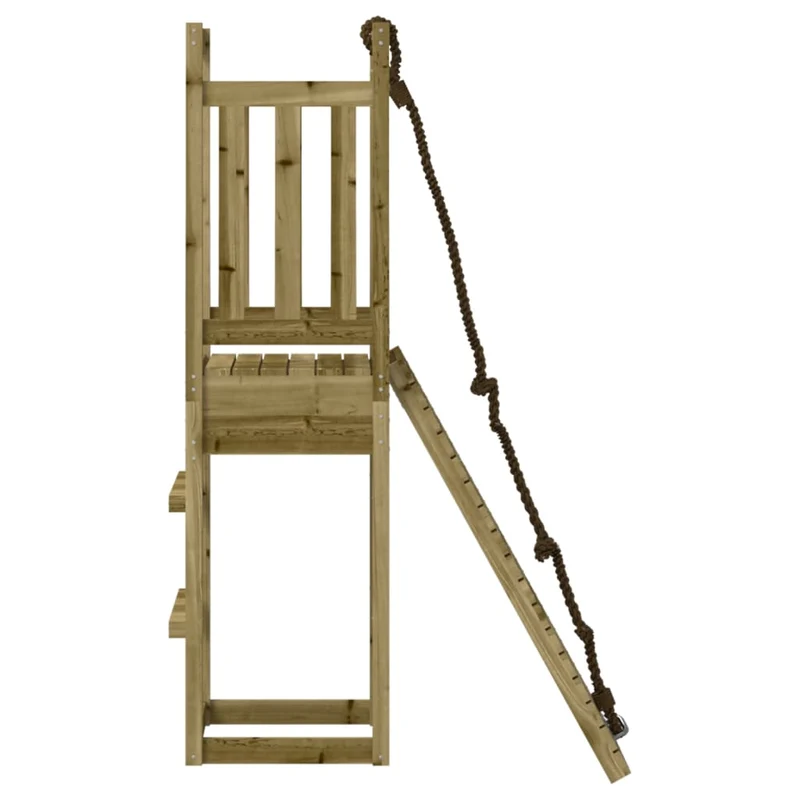 Maisonnette de jeu avec mur d'escalade bois de pin imprégné 02_0004914