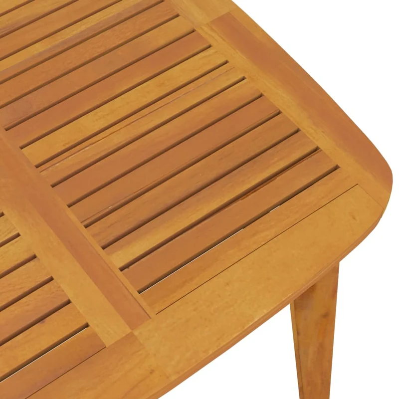 Ensemble de salle à manger de jardin meuble extérieur 5 pièces bois d'acacia solide 02_0013752