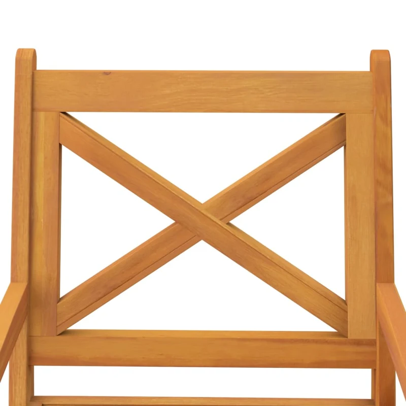 Ensemble de salle à manger de jardin meuble extérieur 5 pièces bois d'acacia solide 02_0013752