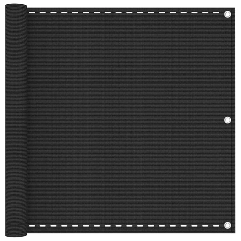 Écran de balcon brise pare vue protection confidentialité 90 x 500 cm PEHD anthracite 02_0009975