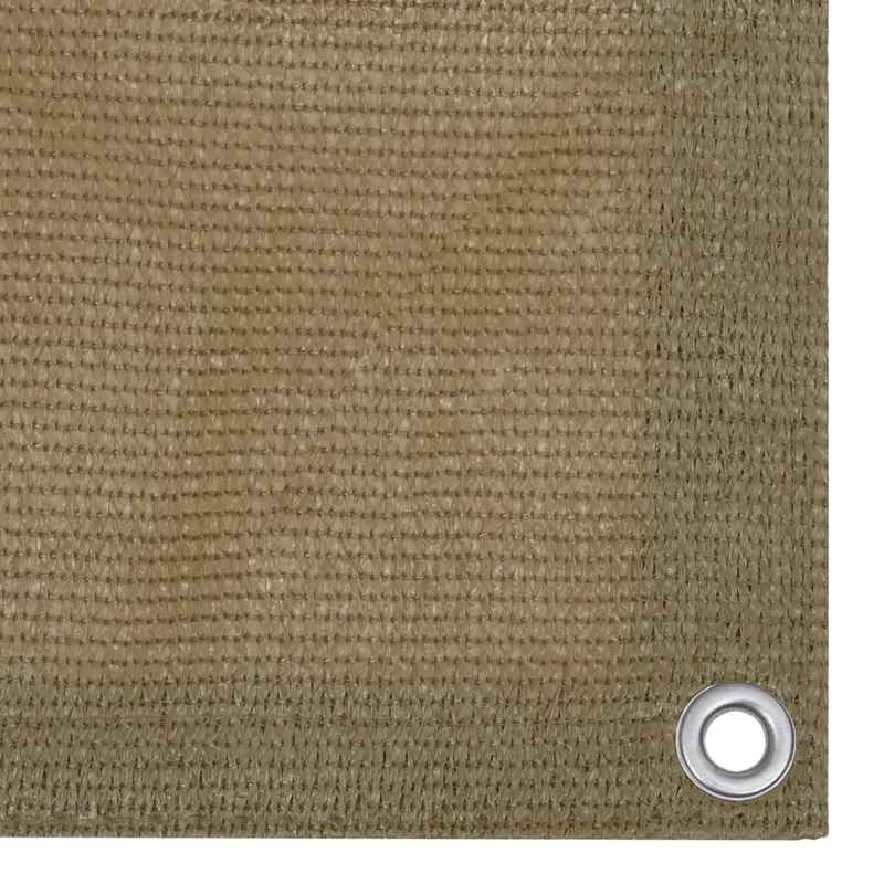 Écran de balcon brise pare vue protection confidentialité 90 x 500 cm PEHD taupe 02_0010392