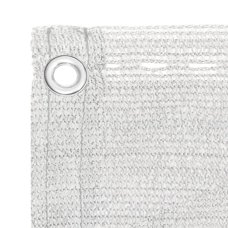 Écran de balcon brise pare vue protection confidentialité 90 x 300 cm PEHD blanc 02_0010056