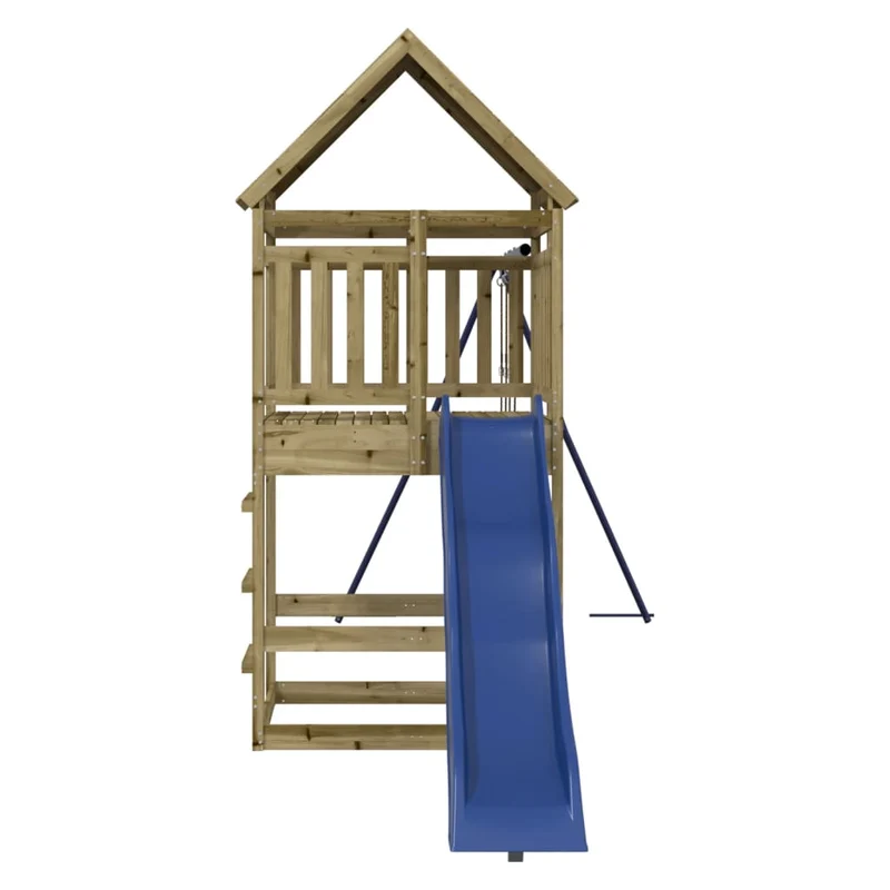 Aire de jeux d'extérieur 553 x 206 x 264 cm bois de pin imprégné 02_0004861