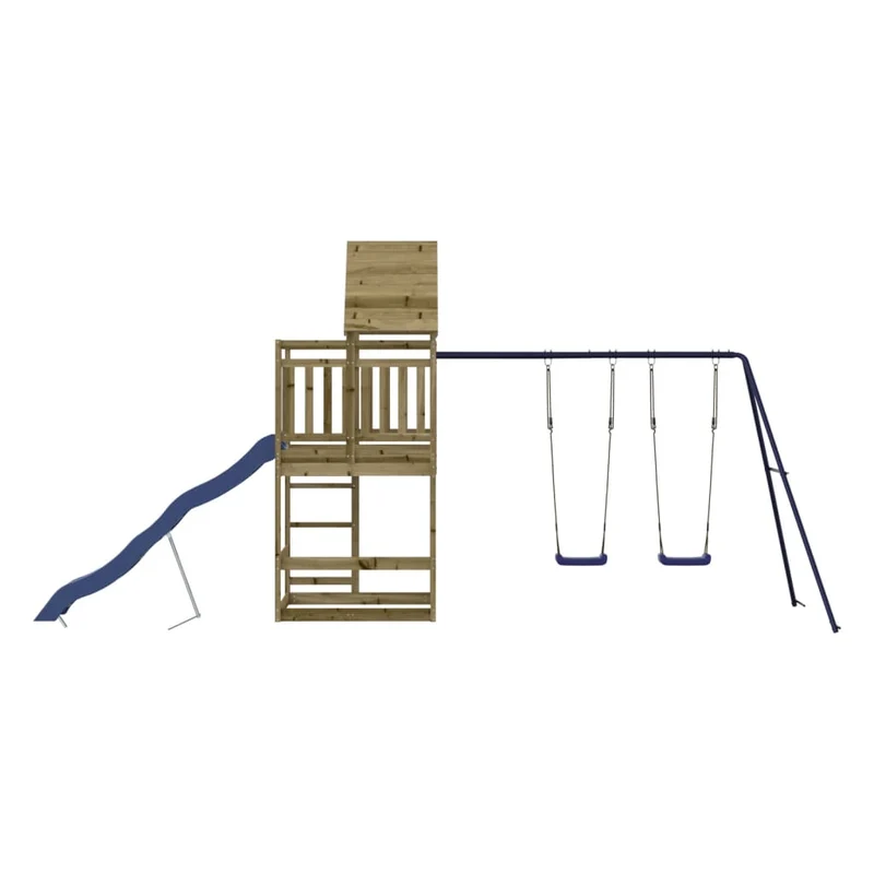 Aire de jeux d'extérieur 553 x 206 x 264 cm bois de pin imprégné 02_0004861