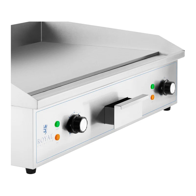 Plancha électrique professionnelle - 727 x 420 mm - Surface Lisse - 4,400 wattss 14_0004058
