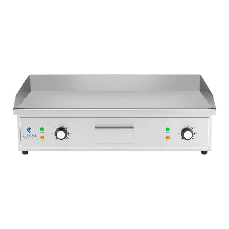 Plancha électrique professionnelle - 727 x 420 mm - Surface Lisse - 4,400 wattss 14_0004058