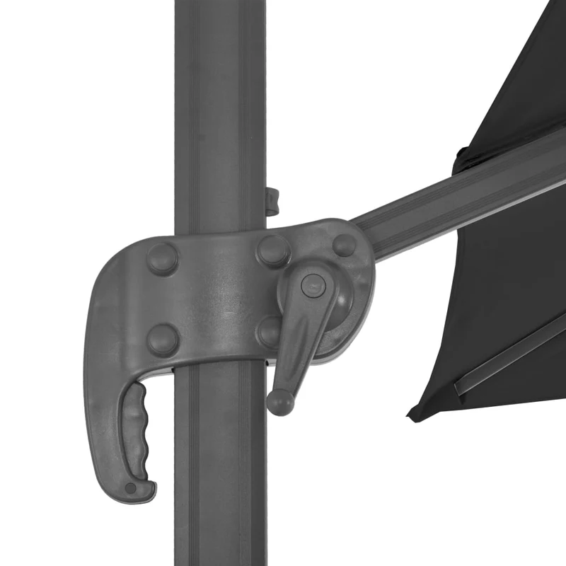 Parasol avec base portable 3 x 3 m anthracite 02_0008043