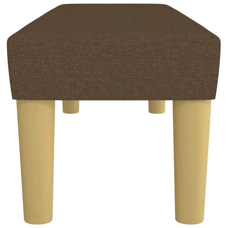 Banc banquette 100 x 30 x 30 cm tissu marron foncé 02_0010473