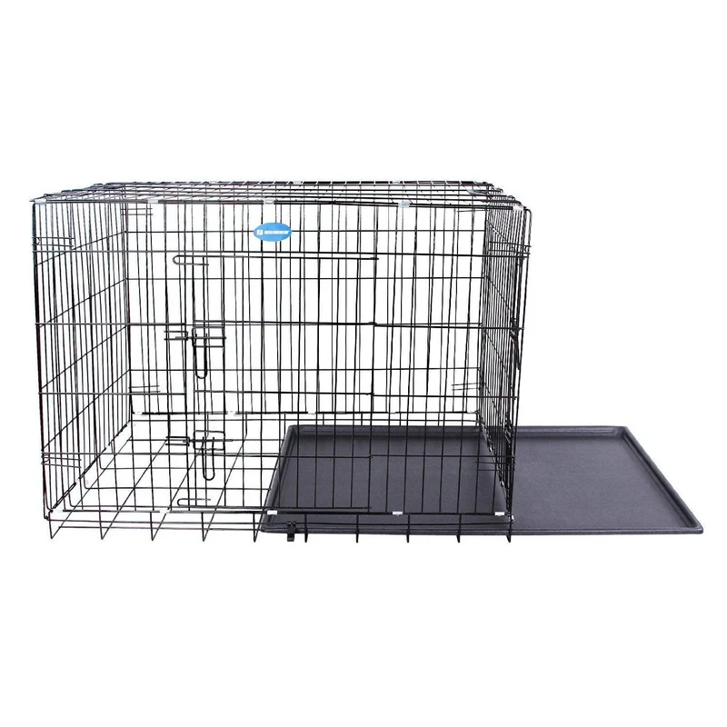 Cage pour chien pliable et transportable noir taille XL 106 x 70 x 77.5 cm 3712015