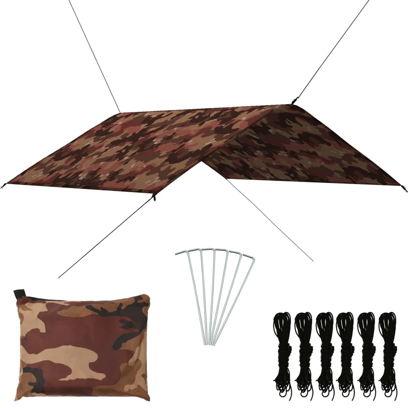 Bâche d'extérieur 4x4 m camouflage 02_0007725