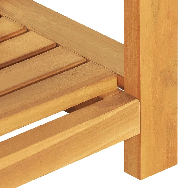 Banc de jardin banquette 120 cm bois de teck solide 02_0010918
