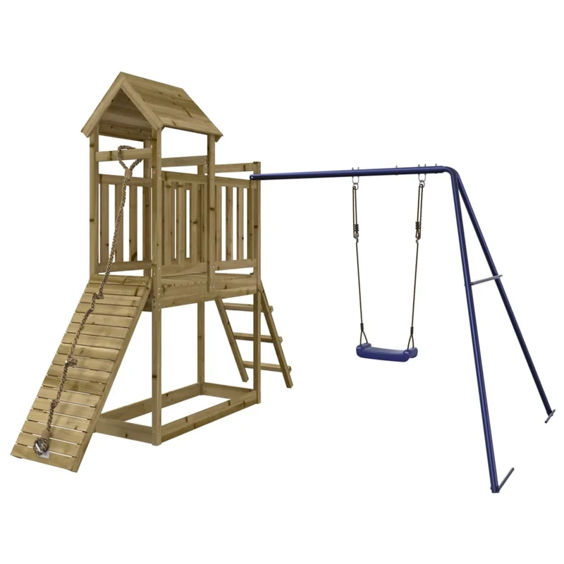 Aire de jeux d'extérieur 242 x 248 x 214 cm bois de pin imprégné 02_0004653