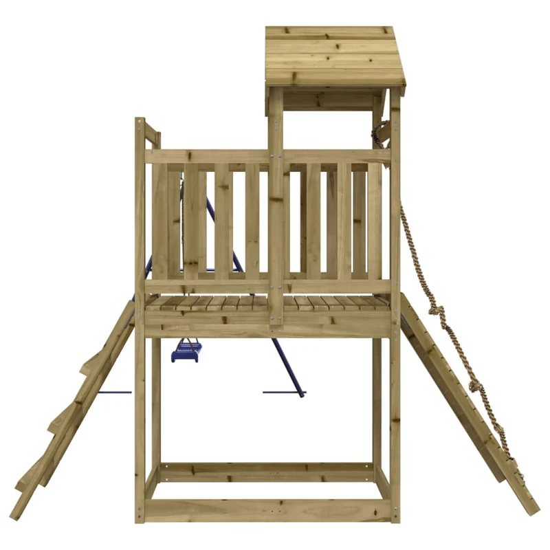 Aire de jeux d'extérieur 242 x 248 x 214 cm bois de pin imprégné 02_0004653
