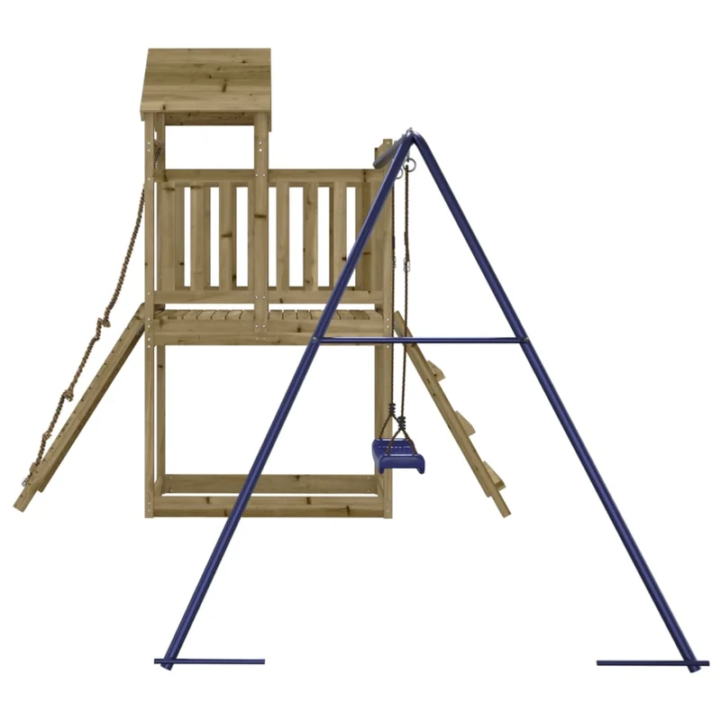 Aire de jeux d'extérieur 242 x 248 x 214 cm bois de pin imprégné 02_0004653