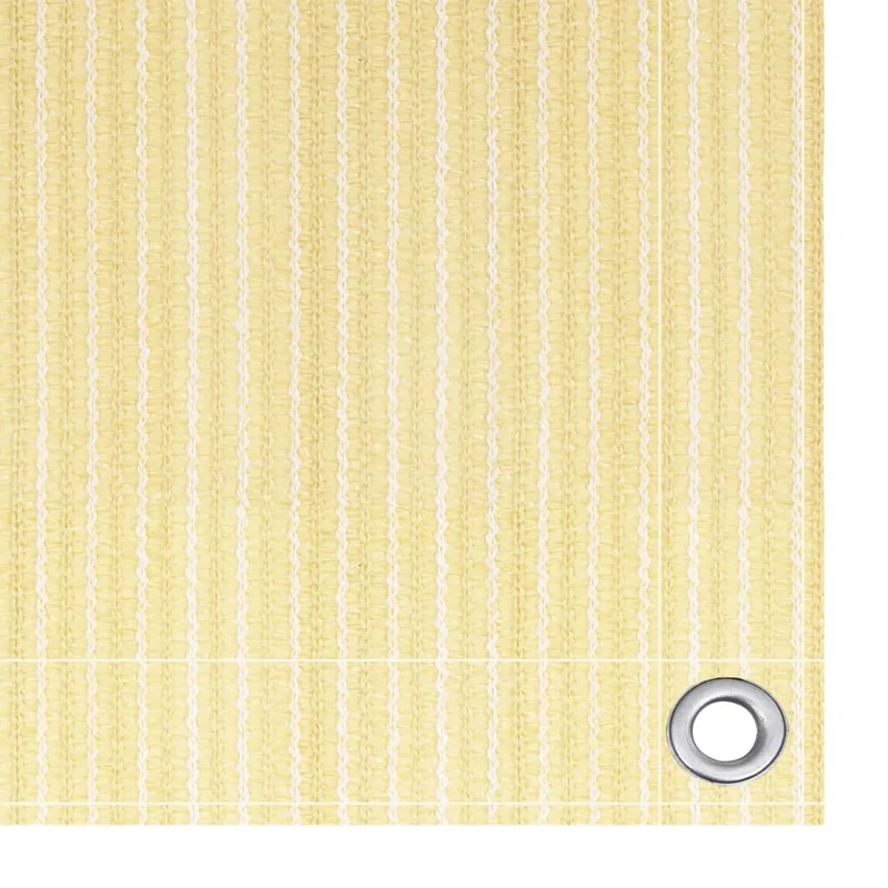 Écran de balcon brise pare vue protection confidentialité 90 x 600 cm PEHD beige 02_0010037