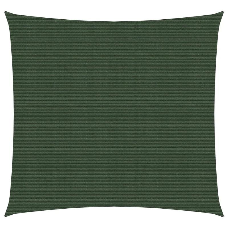Voile toile d'ombrage parasol 160 g/m² PEHD 3,6 x 3,6 m vert foncé 02_0009418