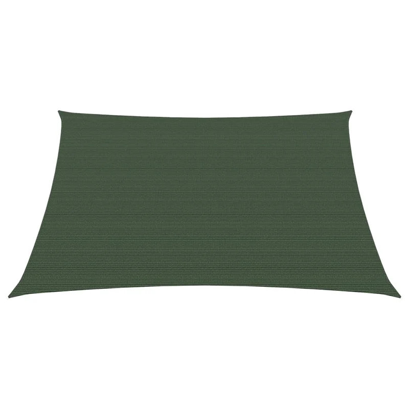 Voile toile d'ombrage parasol 160 g/m² PEHD 3,6 x 3,6 m vert foncé 02_0009418