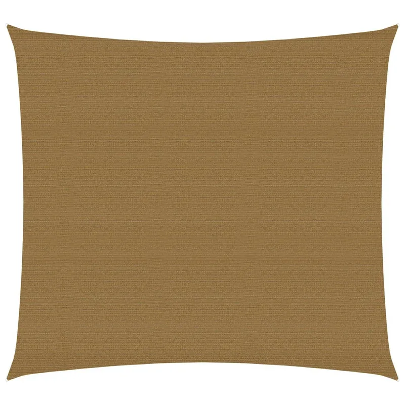 Voile toile d'ombrage parasol 160 g/m² 2,5 x 2,5 m PEHD taupe 02_0009294