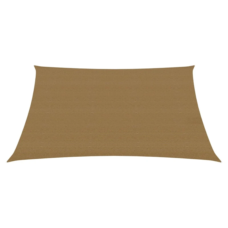 Voile toile d'ombrage parasol 160 g/m² 2,5 x 2,5 m PEHD taupe 02_0009294