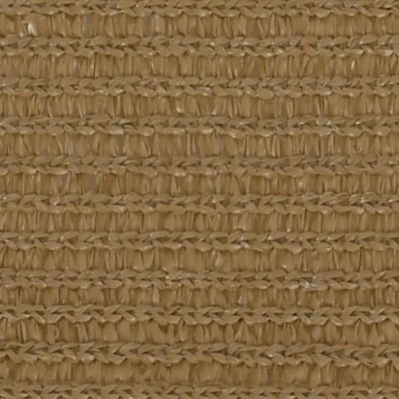 Voile toile d'ombrage parasol 160 g/m² 2,5 x 2,5 m PEHD taupe 02_0009294