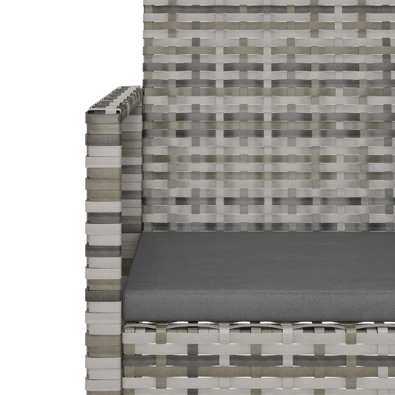 Mobilier d'extérieur 4 pièces avec coussins résine tressée gris 02_0014527