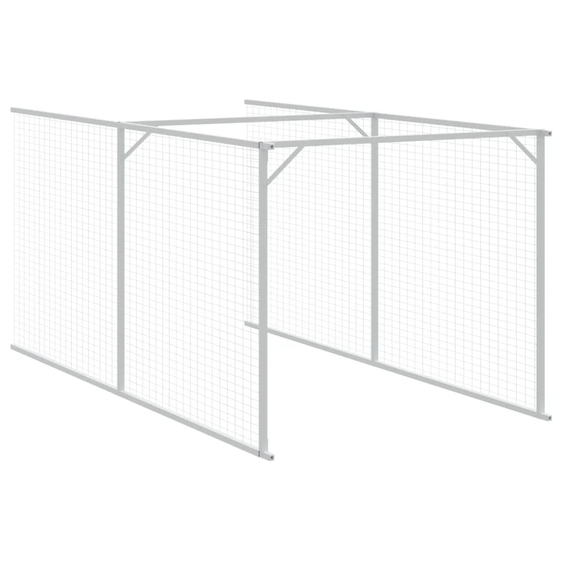 Niche pour chien avec cour 110 x 1017 x 110 cm anthracite 02_0043462