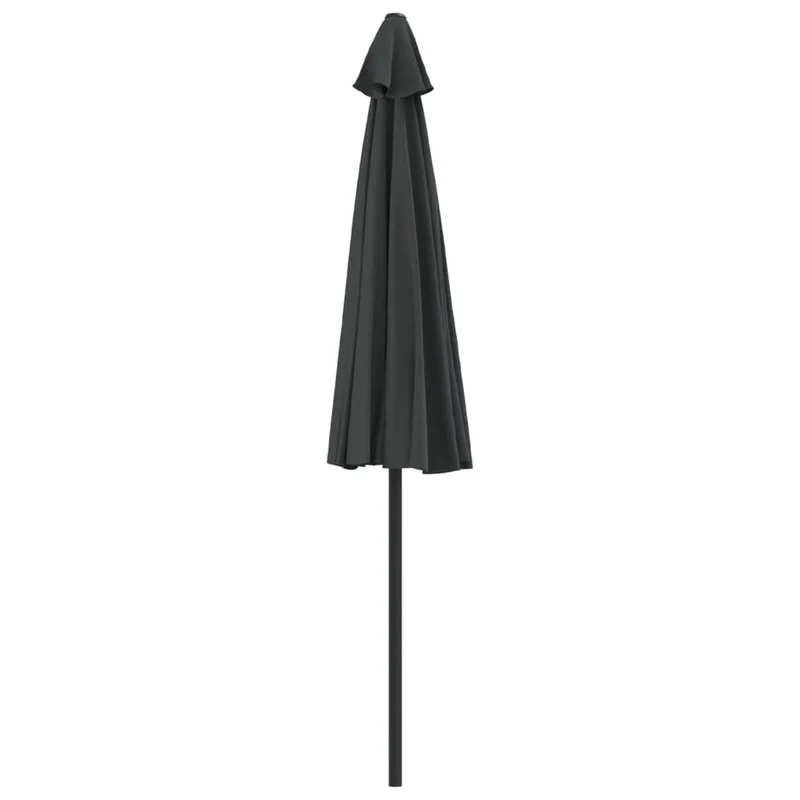Parasol demi de balcon et mât en aluminium 270 x 135cm anthracite 02_0008310