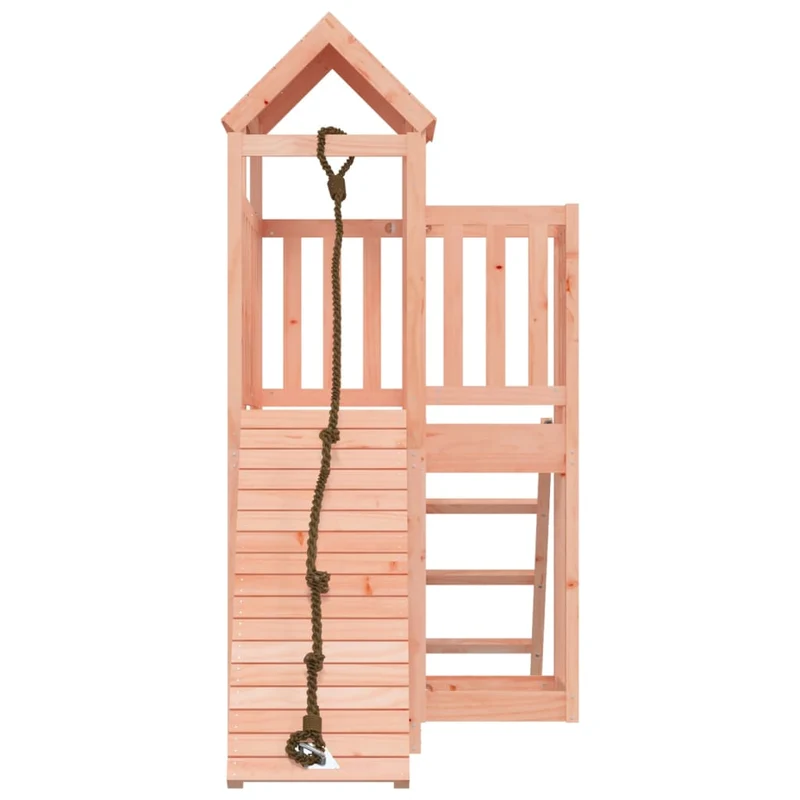 Maisonnette de jeu avec mur d'escalade 229 x 107 x 214 cm bois massif douglas 02_0004632
